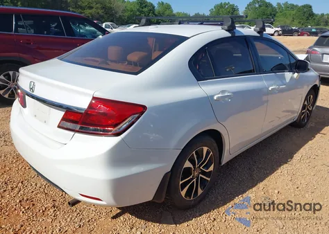 2013 Honda Civic Ex-L from USA, damaged, VIN 19XFB2F97DE001133